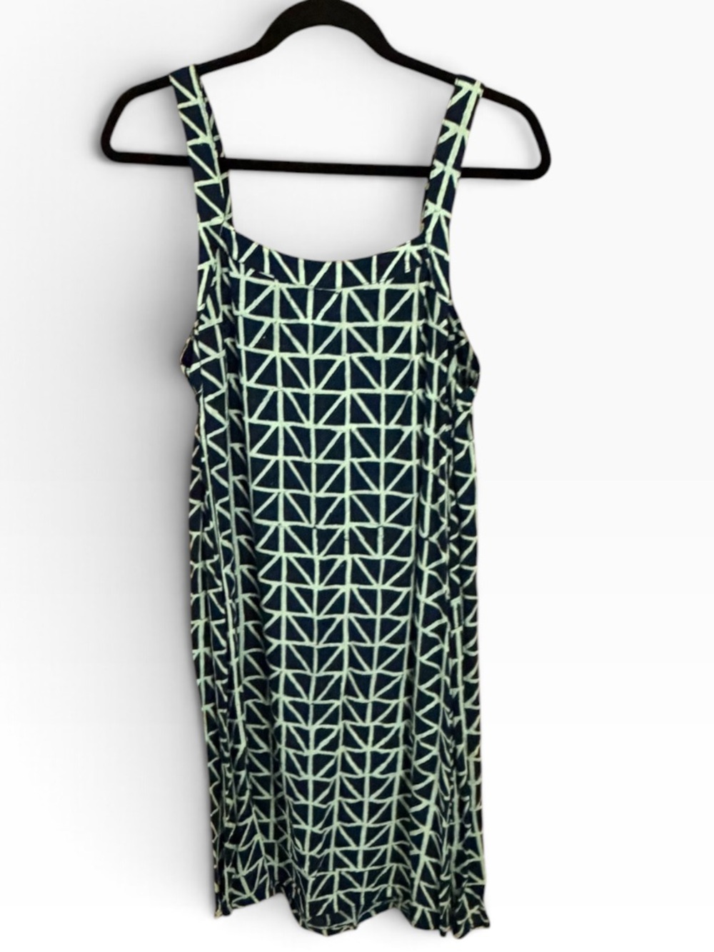 Noa Noa Hawaii Handmade Printed Dress tapa rayon tribal vintage M